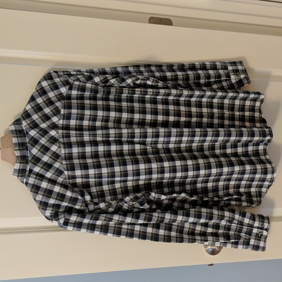👣Timberland Plaid Medium Weight Button Up Shirt Men's 2XL - Picture 4 of 4